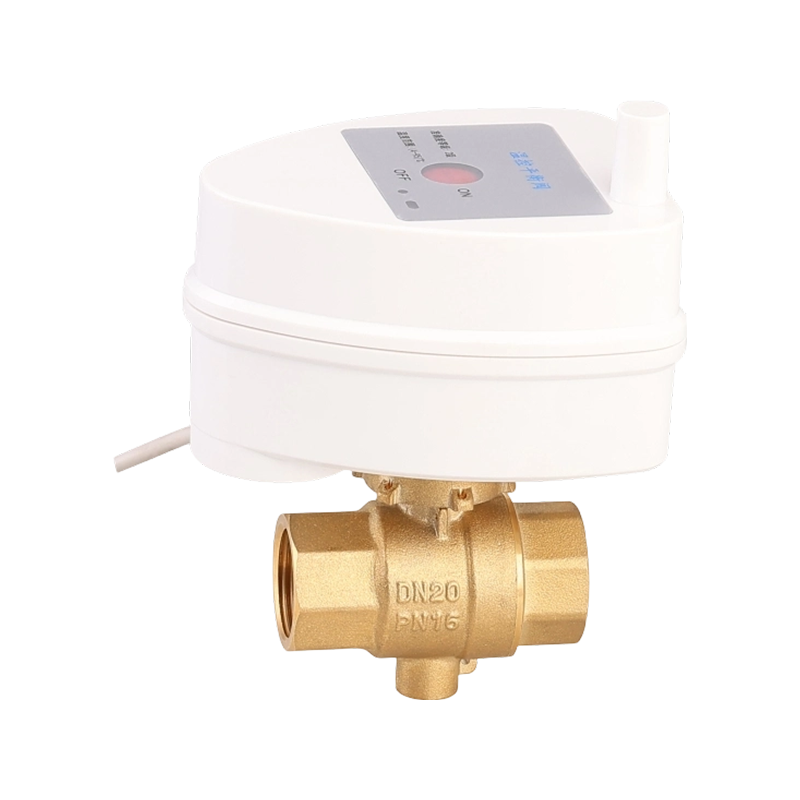 1/2 дюйма, 220 В, три линии, два управления, латунный моторизованный электрический шаровой клапан с ручным переключателем