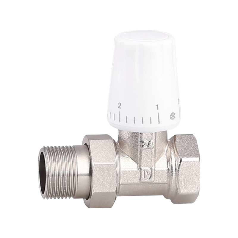 Белый латунный термостатический клапан 1/2 дюйма 3/4 дюйма