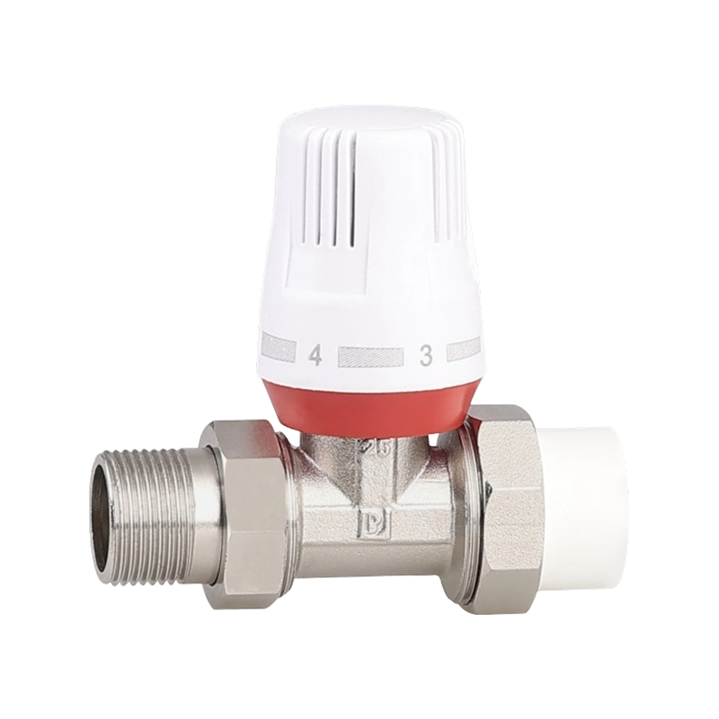 1/2-1-дюймовый ручной контроль температуры из никелированной латуни шаровой кран для воды