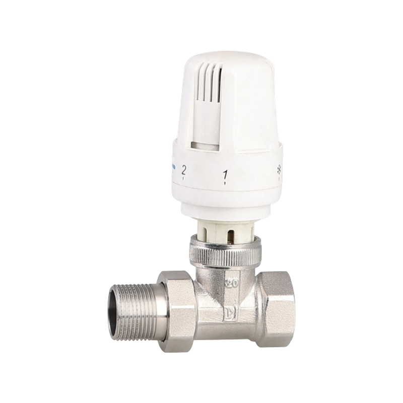 Регулируемый радиаторный клапан с латунной термостатической головкой для регулятора температуры воды для подогрева пола