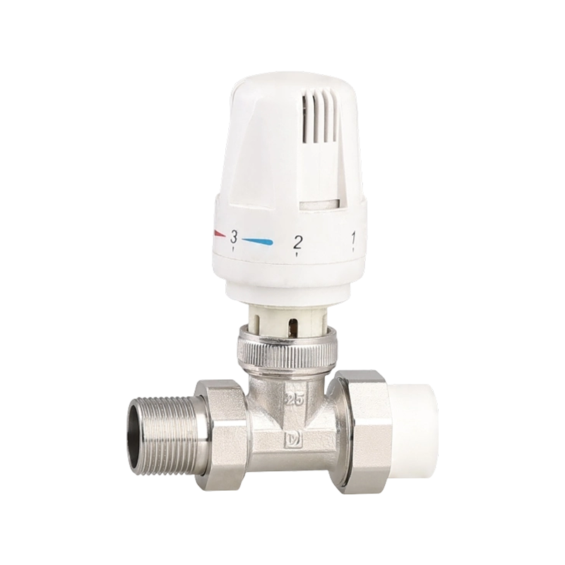 Регулируемый радиаторный клапан с латунной термостатической головкой для регулятора температуры воды для подогрева пола